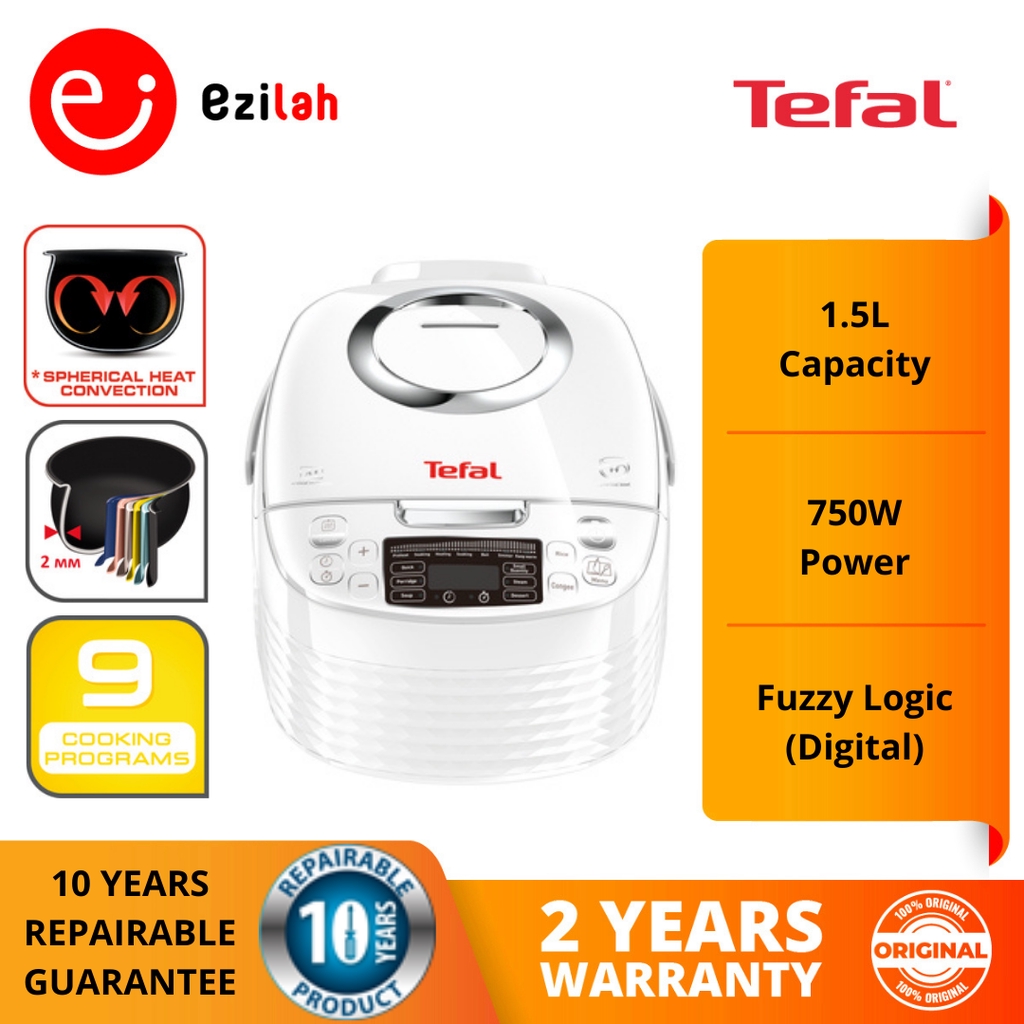 Tefal Initial Fuzzy Spherical Bowl Rice Cooker (1.5L) RK7401 Shopee