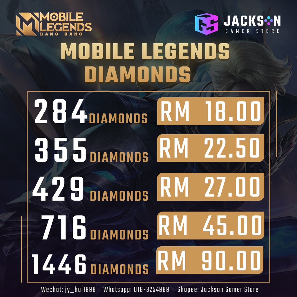 Mobile malaysia legend diamond up top Beli Mobile