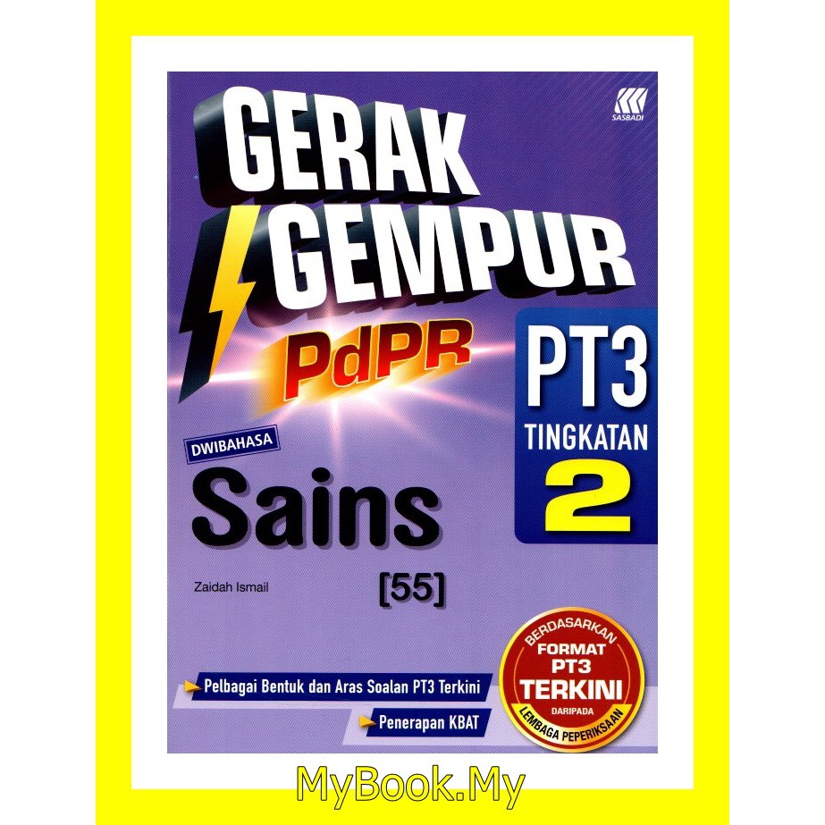 Myb Buku Latihan Gerak Gempur Pt3 Tingkatan 2 Sains Science Dwibahasa Sasbadi Shopee Malaysia