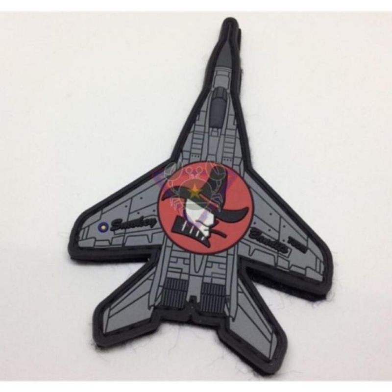 Ready Stock Patch Pvc Silhouette Mig 29 Smokey Bandit Shopee Malaysia