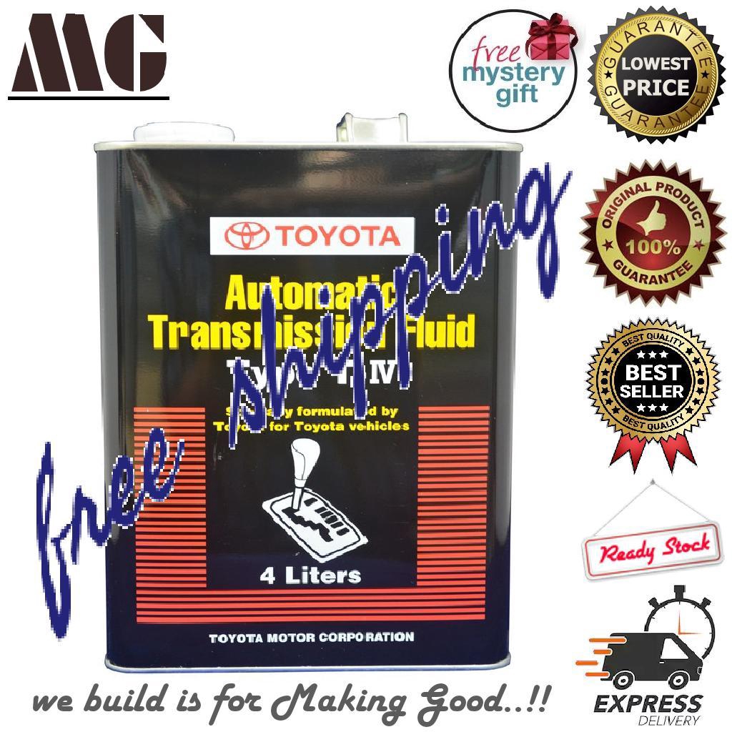 TOYOTA ATF TYPE 4 4L AUTOMATIC TRANSMISSION FLUID TYPE TIV GEAR OIL