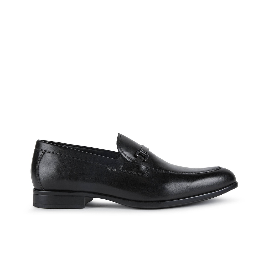 GEOX Men Iacopo Wide Abx Formal Loafer Shoes - Black U25ESA-00043 ...