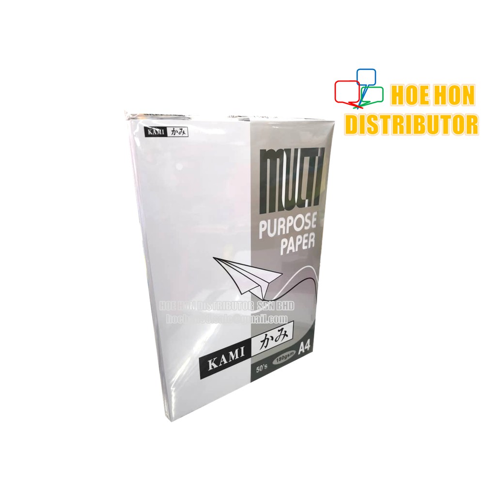 KAMI Multipurpose A4 Paper 180gsm 50 sheet Shopee Malaysia