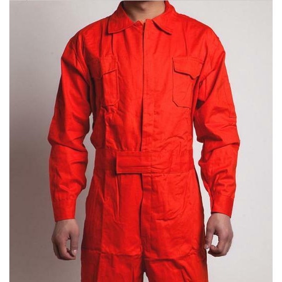 red mechanic jumpsuit