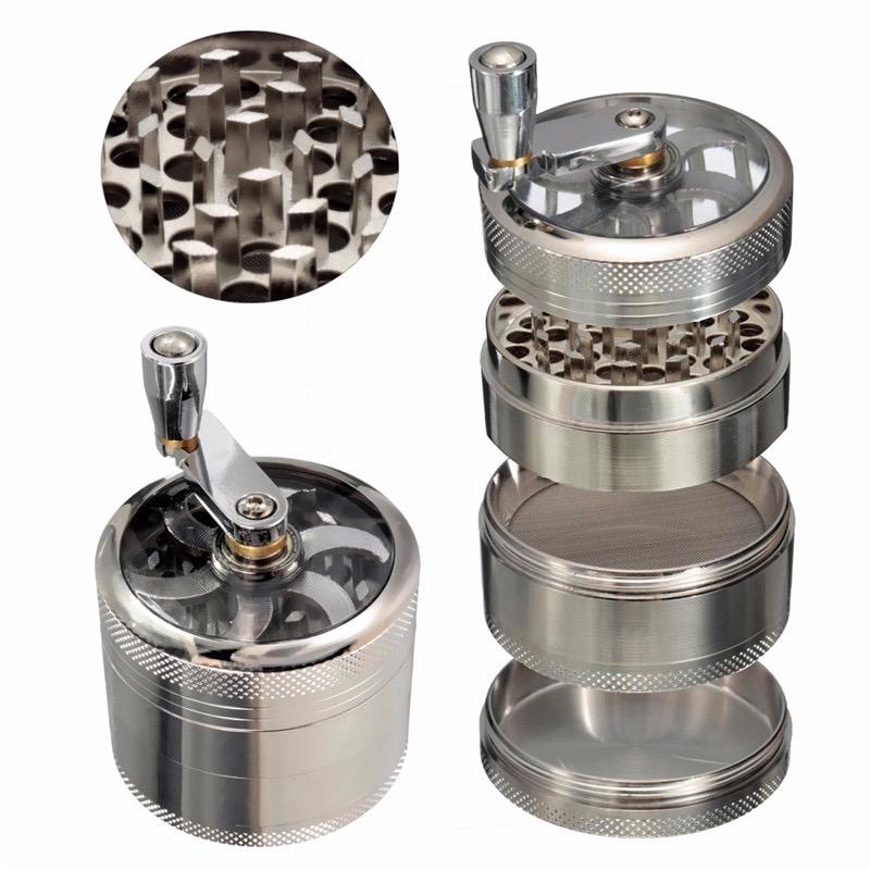 Herb Grinder 4 Layer 63mm Aluminum READY STOCK MALAYSIA SELLER Shopee