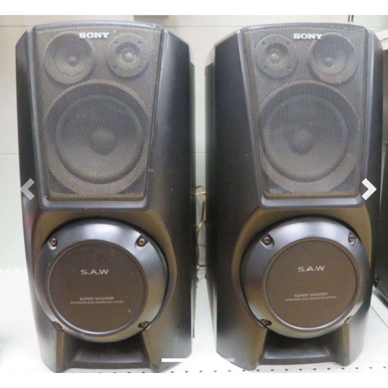 4 unit Sony SS-XB8V S.A.W Super Woofer 4 Way Speakers