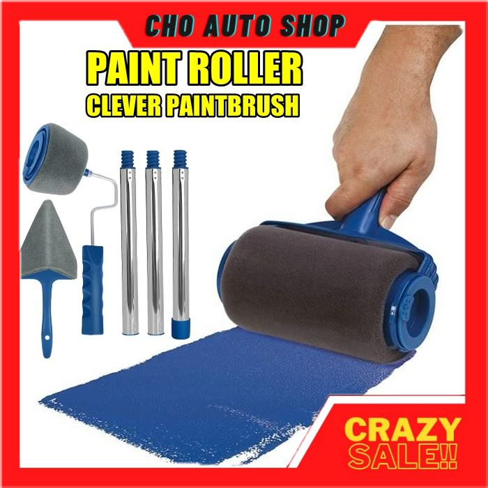 [FREE Handle Pole] Paint Roller Brush Set With Liquid Filling Wall