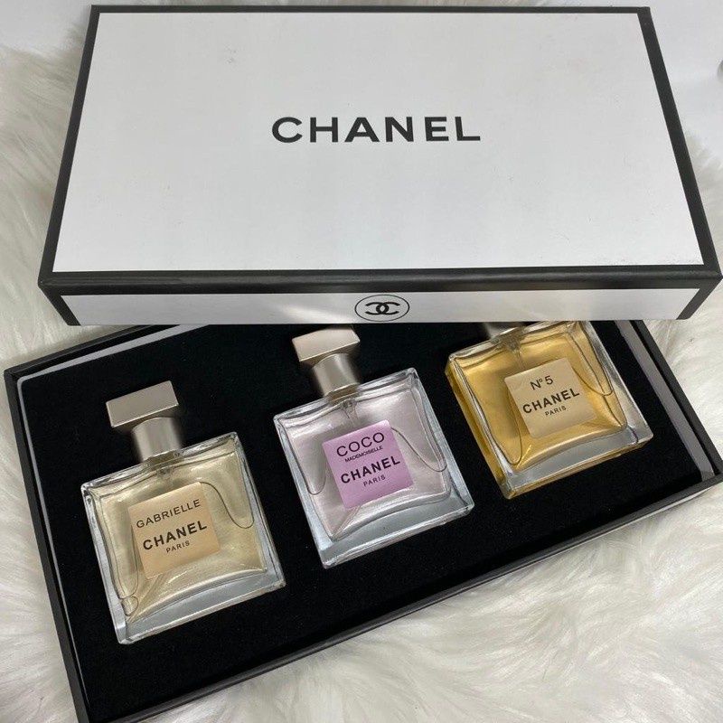 Chanel 5 In 1 Make Up Perfume Gift Set Limited Edition Shopee Malaysia