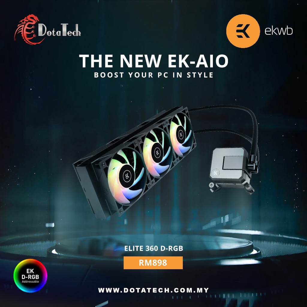  EKWB EKAIO Elite 360 DRGB Liquid Cooler READY STOCK Shopee Malaysia