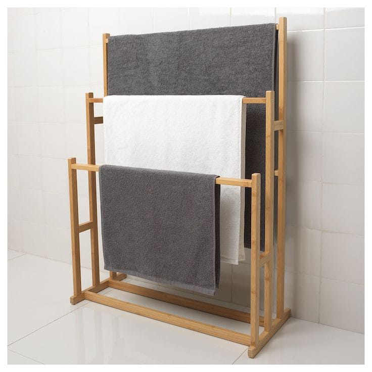 TOWEL HANGER RACK / RAK TUALA / RAK SEJADAH - WOOD KAYU PINE | Shopee ...