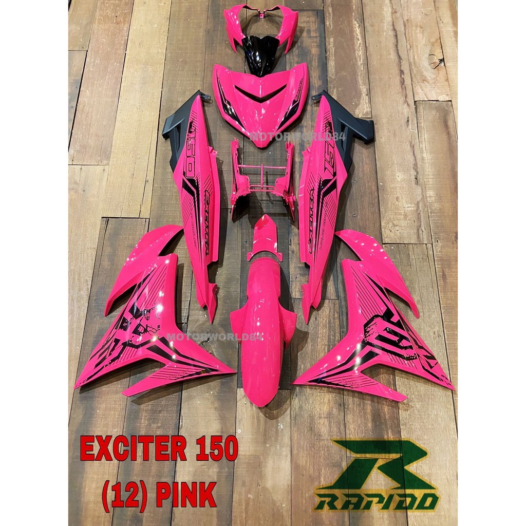 COVER SET RAPIDO YAMAHA Y15ZR V2 V1 YSUKU Y15 EXCITER 150 (12) PINK ...