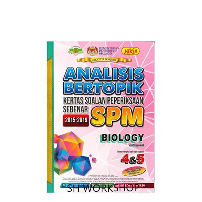 Analisis Bertopik Kertas Soalan Peperiksaan Sebenar Spm Biology Bilingual Shopee Malaysia