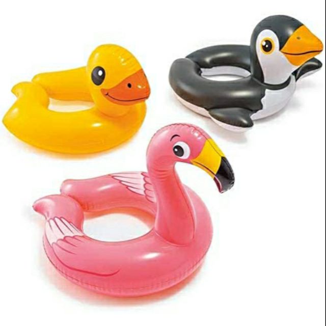 Duck Penguin Flamingo Inflatable Swimming Float Safety 