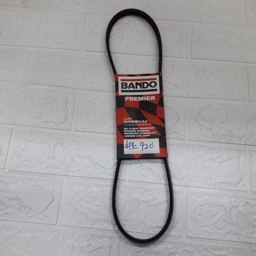 (*BANDO 4PK920) FAN BELT FOR NISSAN TERRANO & TOYOTA COROLLA EE80
