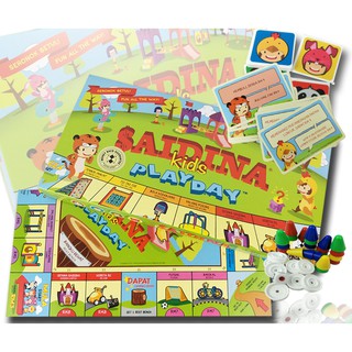 Saidina Kids Playday Malay & English Version Board game/Permainan ...