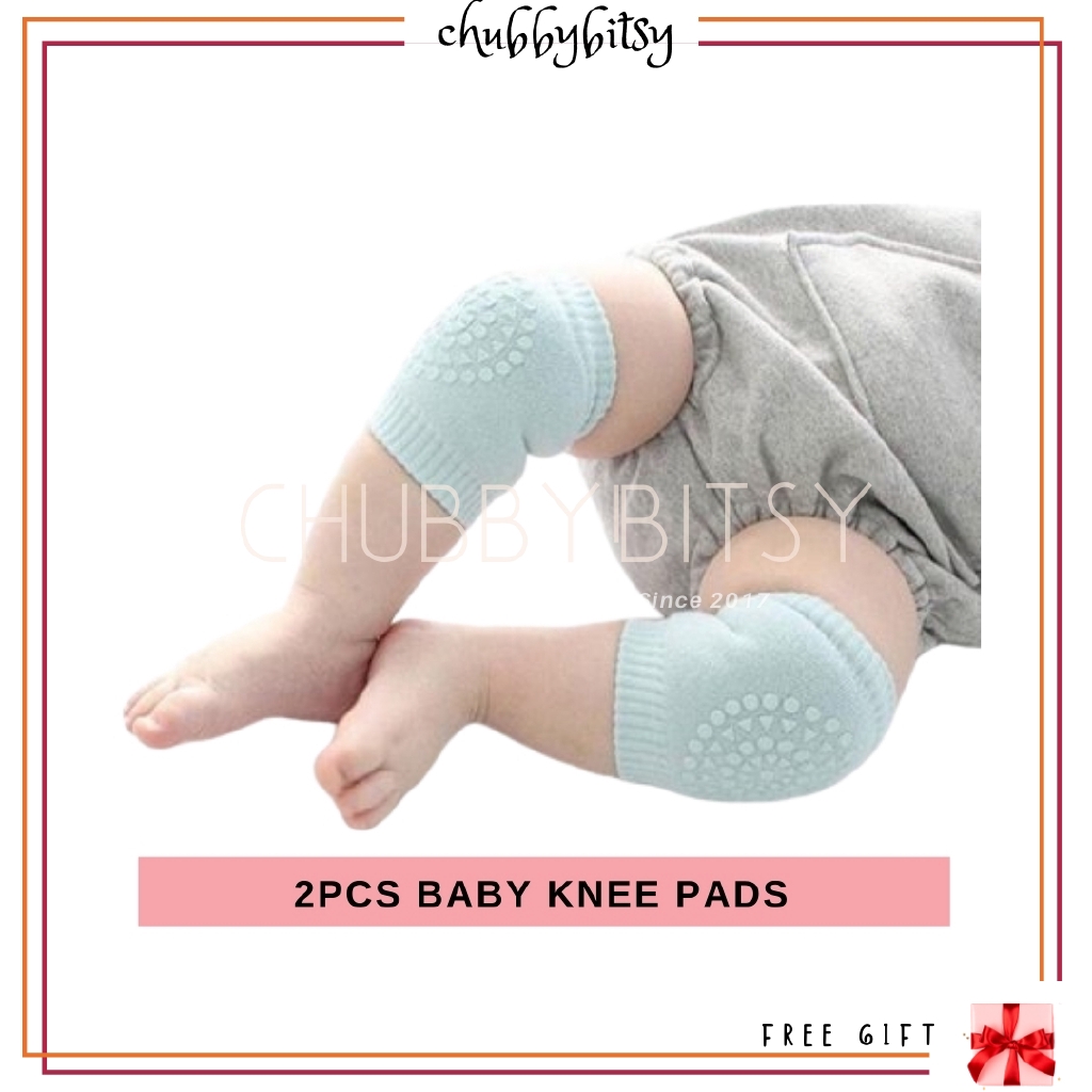 2pcs Baby Knee Pads Knee Caps Crawl Protection Soft Cotton Pad
