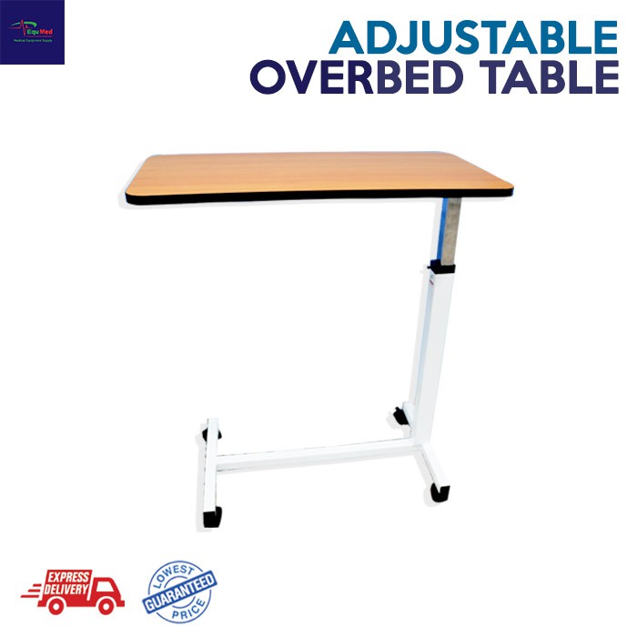 EQUMED Adjustable Overbed Table Hospital Bed Shopee Malaysia