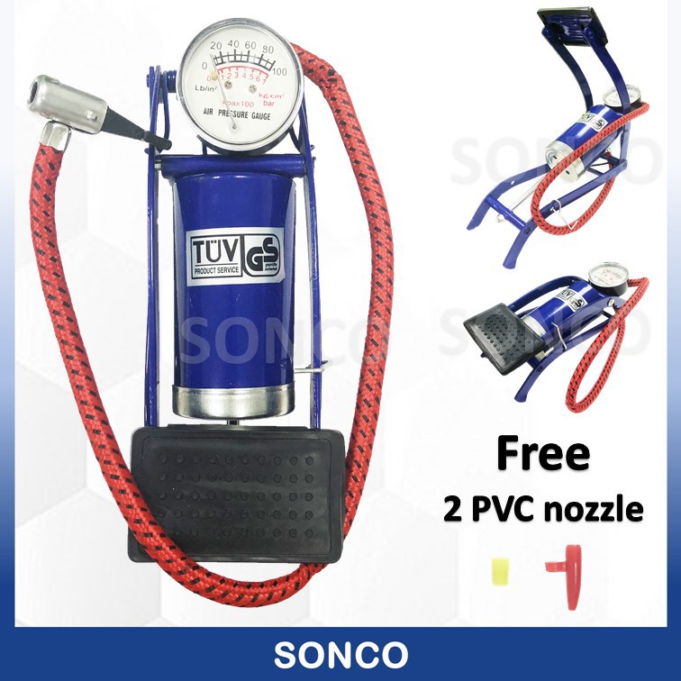 Pam Tayar Motor / Heavy Duty Air Pump Inflator Metal Car Motor