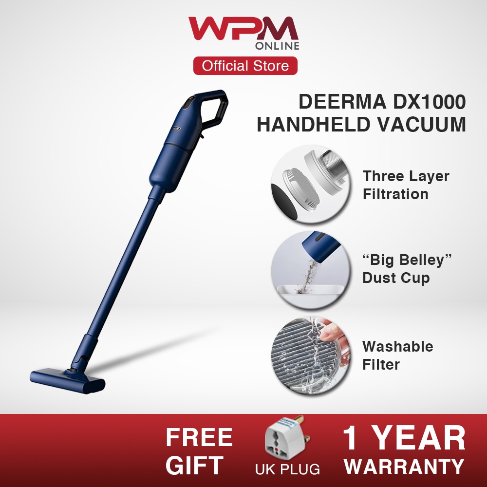 Deerma DX1000 Handheld Vacuum Cleaner 16KPa Portable Mite Removal Instrument With Multiple Brush