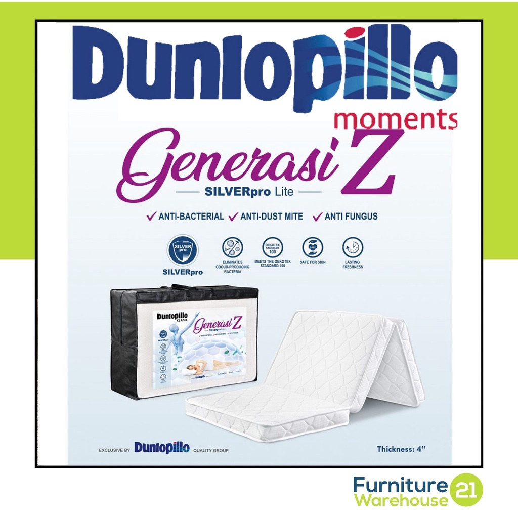 Generasi Z Foldable Mattress / Dunlopillo Foldable Mattress / 3 Fold