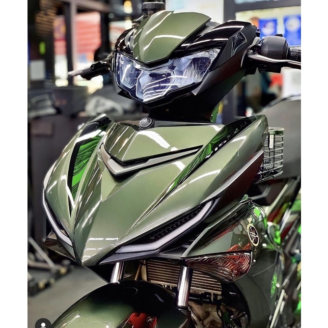 COVERSET ARMY GREEN Y15 2022 V2 Shopee Malaysia