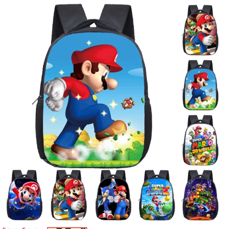 super mario school bag