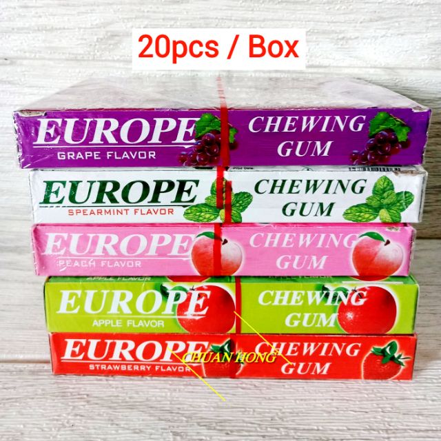 Europe Chewing Gum 20pcs/Box Shopee Malaysia