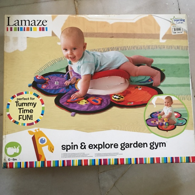 lamaze tummy time spin and explore