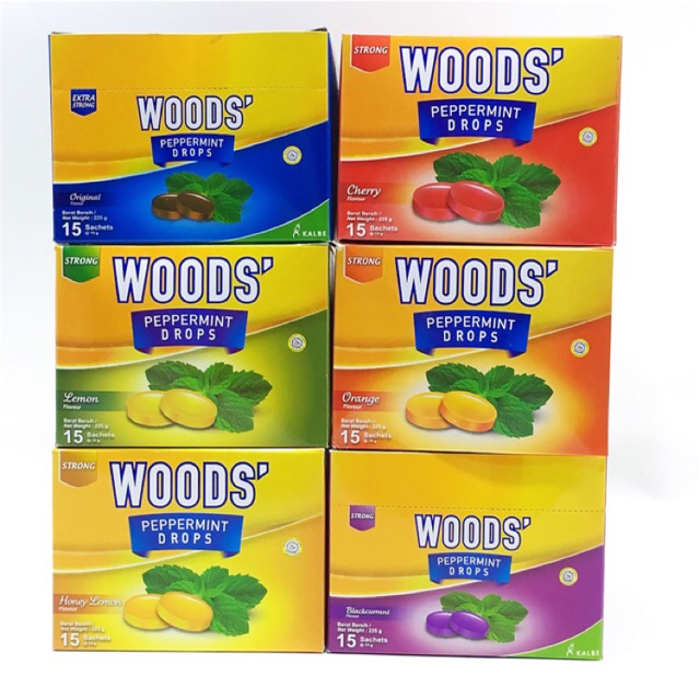 WOODS PEPPERMINT DROPS ( 15 sachets ) Shopee Malaysia