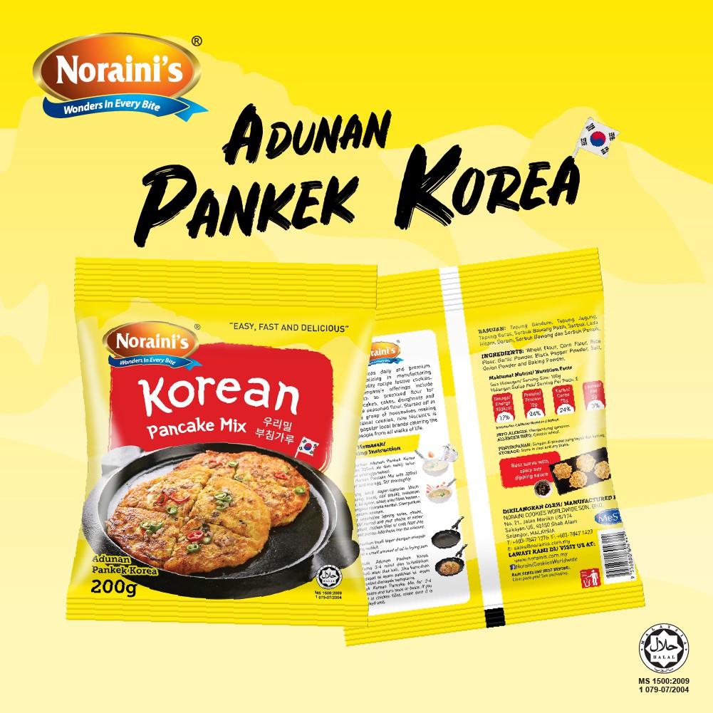 NEW KOREAN PANCAKE MIX BY NORAINI'S Shopee Malaysia