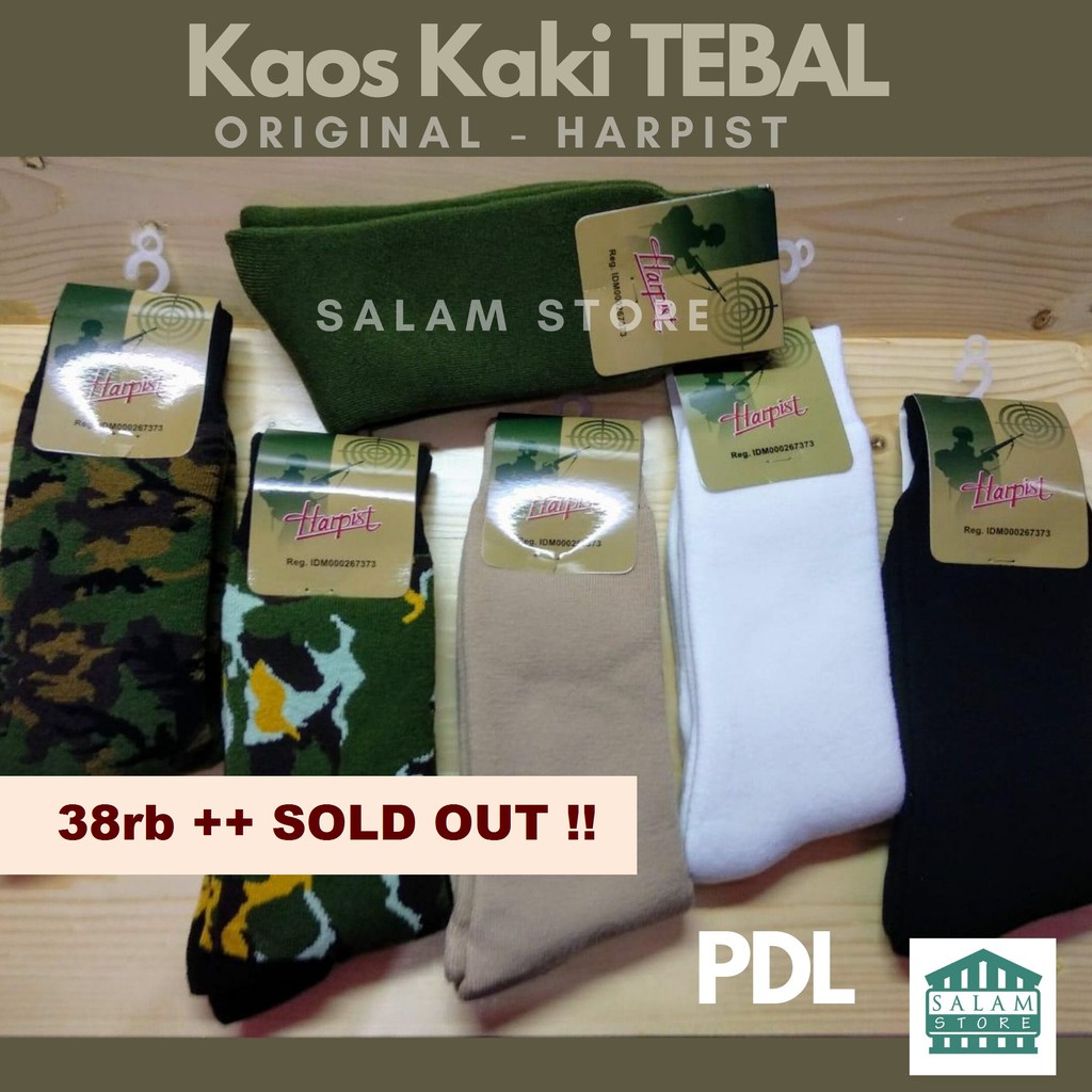 Thick Socks PDL Army Police Tactical Outdoor Climbing ORIGINAL Oldschool Salam Store