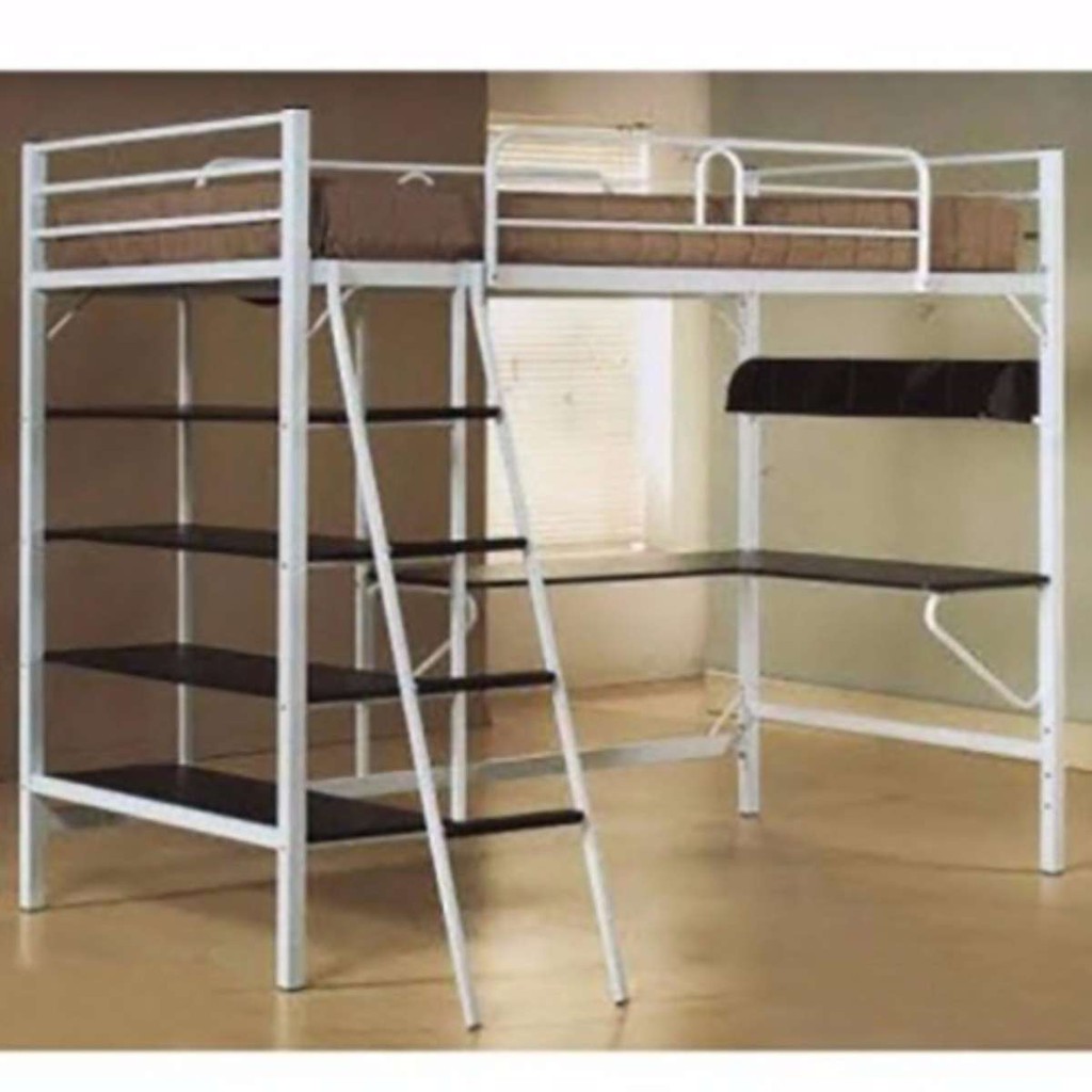 svärta loft bed frame