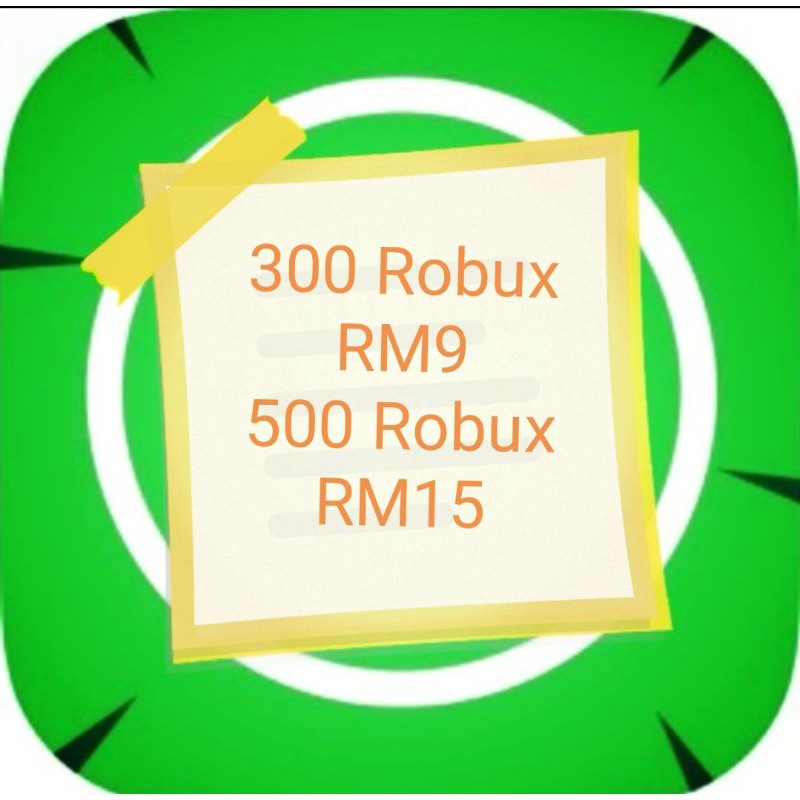 Cheap Roblox Robux R 300 Robux For Rm9 Shopee Malaysia - 300 robux image