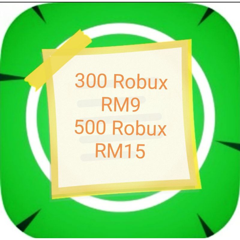 Cheap Roblox Robux R 300 Robux For Rm9 Shopee Malaysia - free robux promotion link