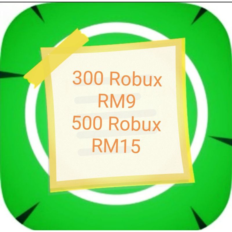 Cheap Roblox Robux R 300 Robux For Rm9 Shopee Malaysia - free robux promotion link