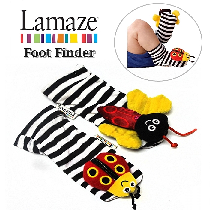 lamaze wrist rattles and foot finders