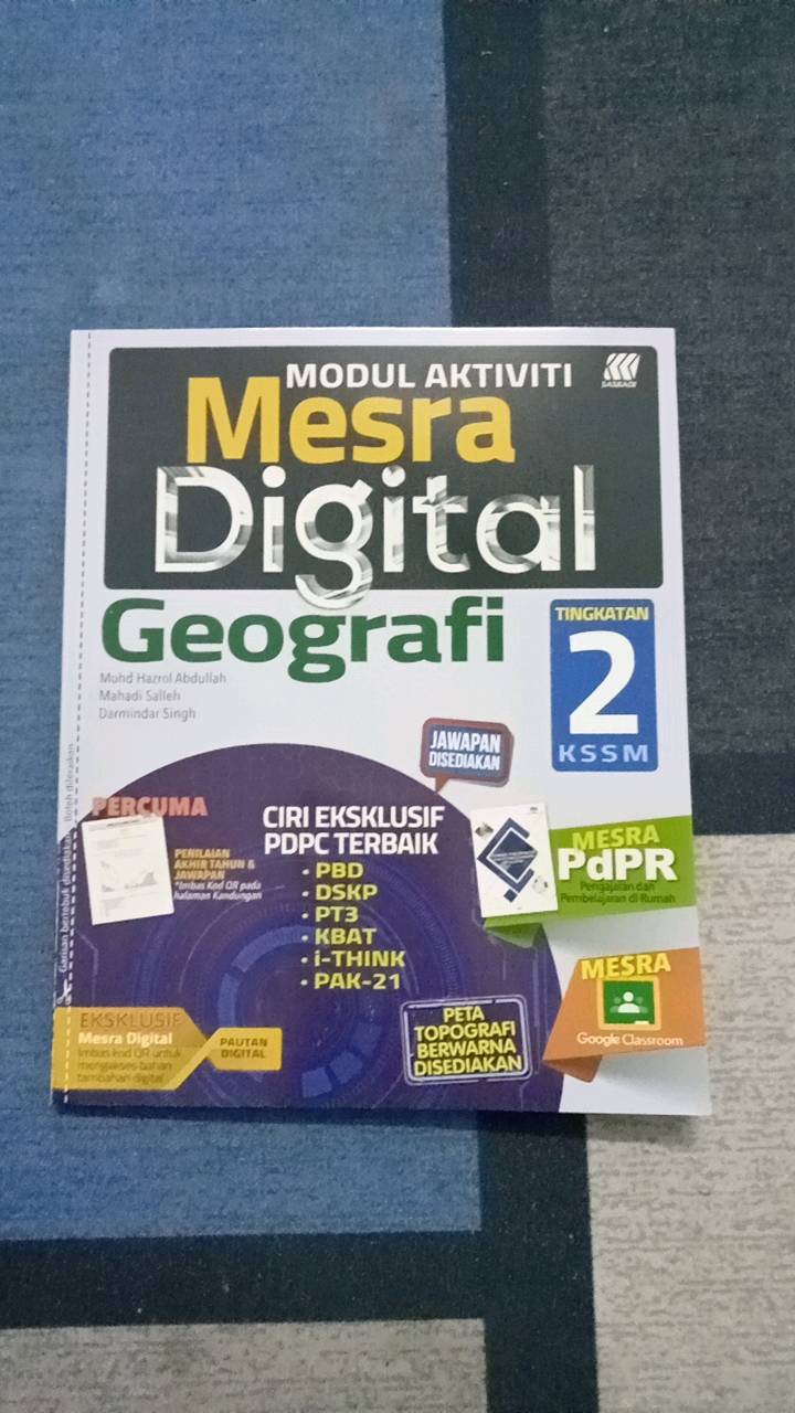 Jawapan Mesra Digital Geografi Tingkatan 2