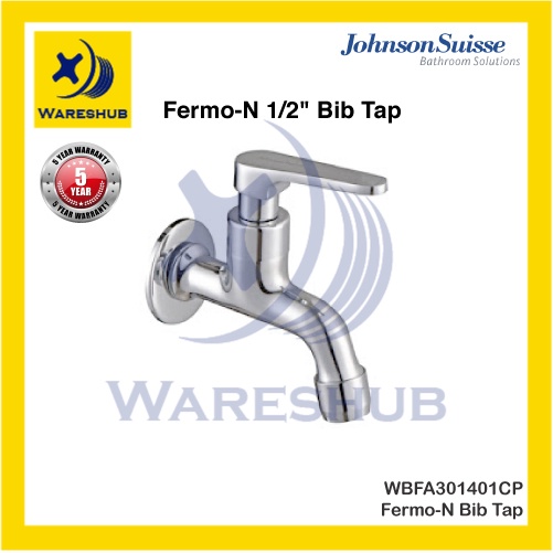 Johnson Suisse FermoN 1/2" Bib Tap With Wall Flange Tap Air Rumah