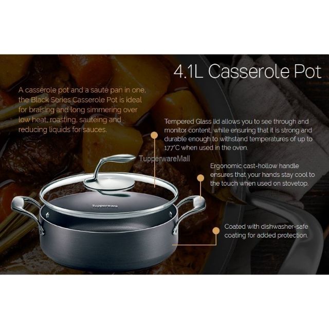 BLACK SERIES Casserole pot Tupperware