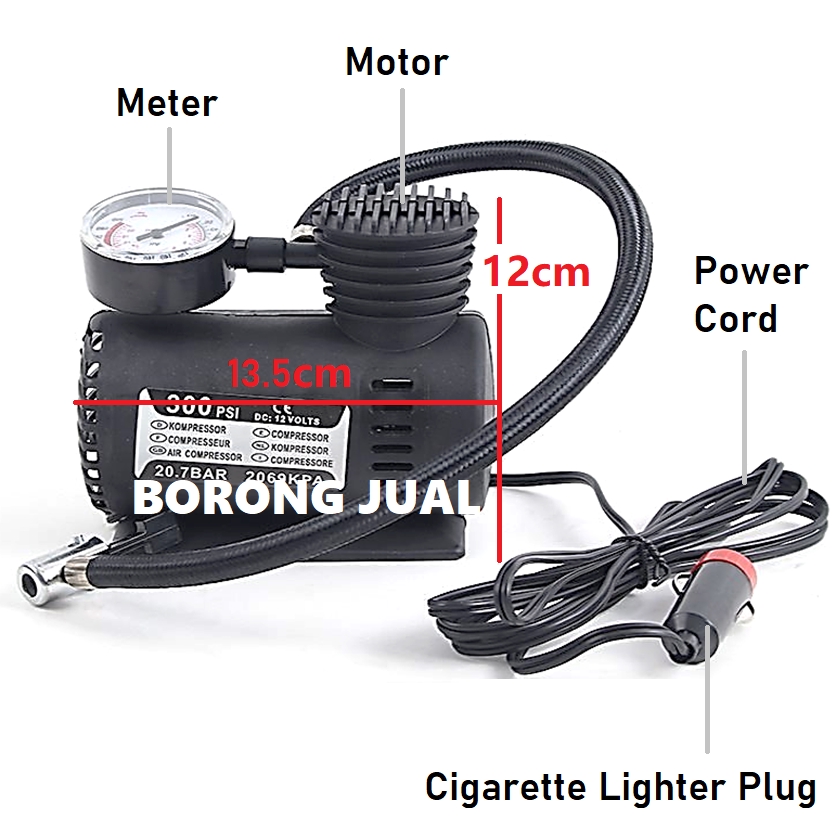 electric tyre pressure pump