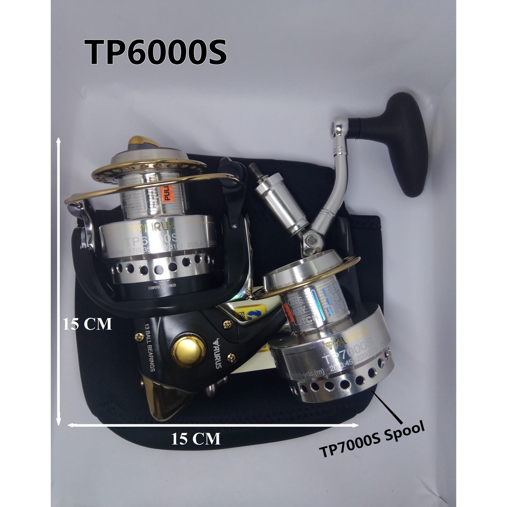 TICA T type | TAURUS TP2000S / TP4000S / TP6000S | fishing reel 