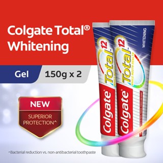 Colgate Total Whitening Toothpaste Valuepack 150g x 2 