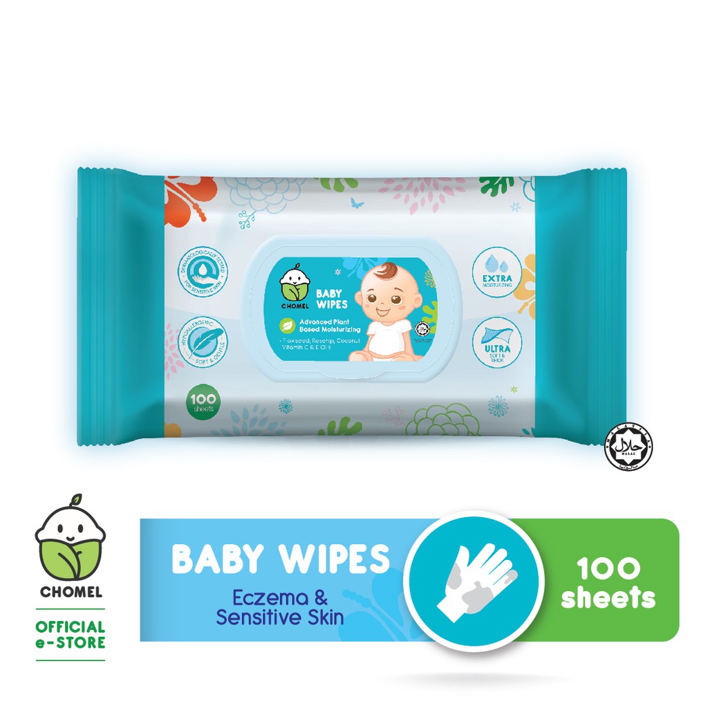 CHOMEL Baby Wipes (100 sheets)