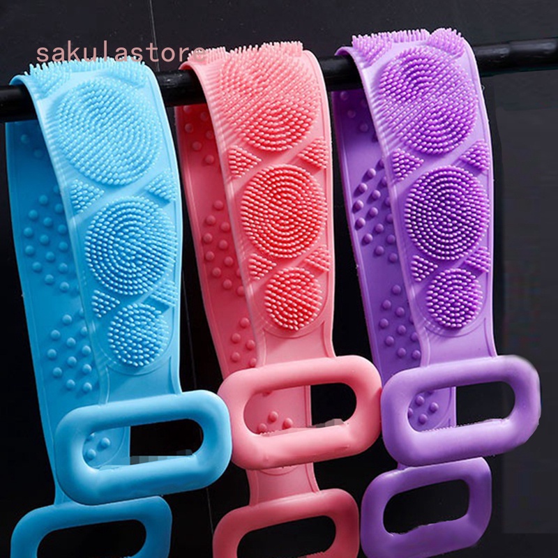 Body Scrubber Rubbing Back Peeling Massage Shower Extended Scrubber