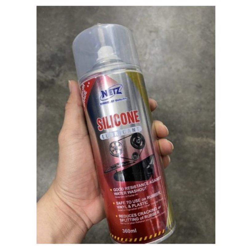 Nietz Silicone Lubricant 360ml for Rubber, Vinyl, Plastic 100 Original