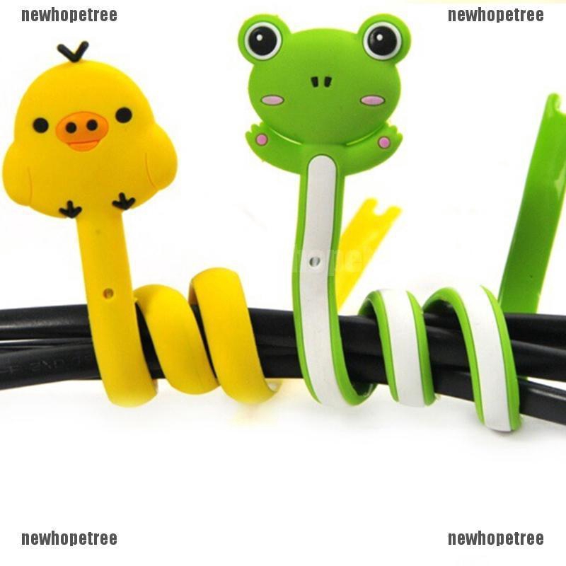 Cute Animal Earphone Headphone Wrap Cord Wire Cable Holder Winder Organizer  1pcs | Shopee Malaysia