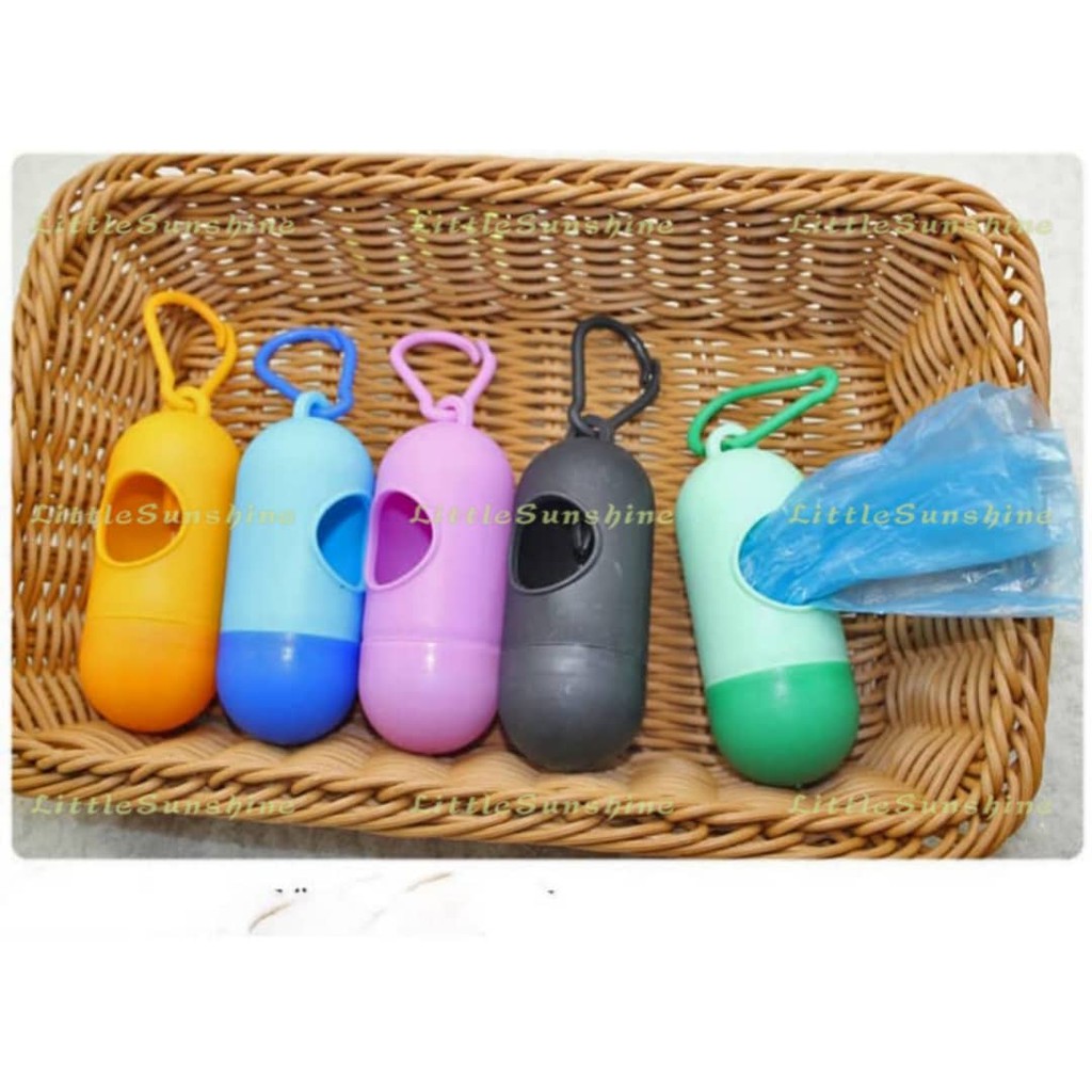 Portable Baby Diaper Bag Plastic Dispenser & Refill Roll Diaper Plastic