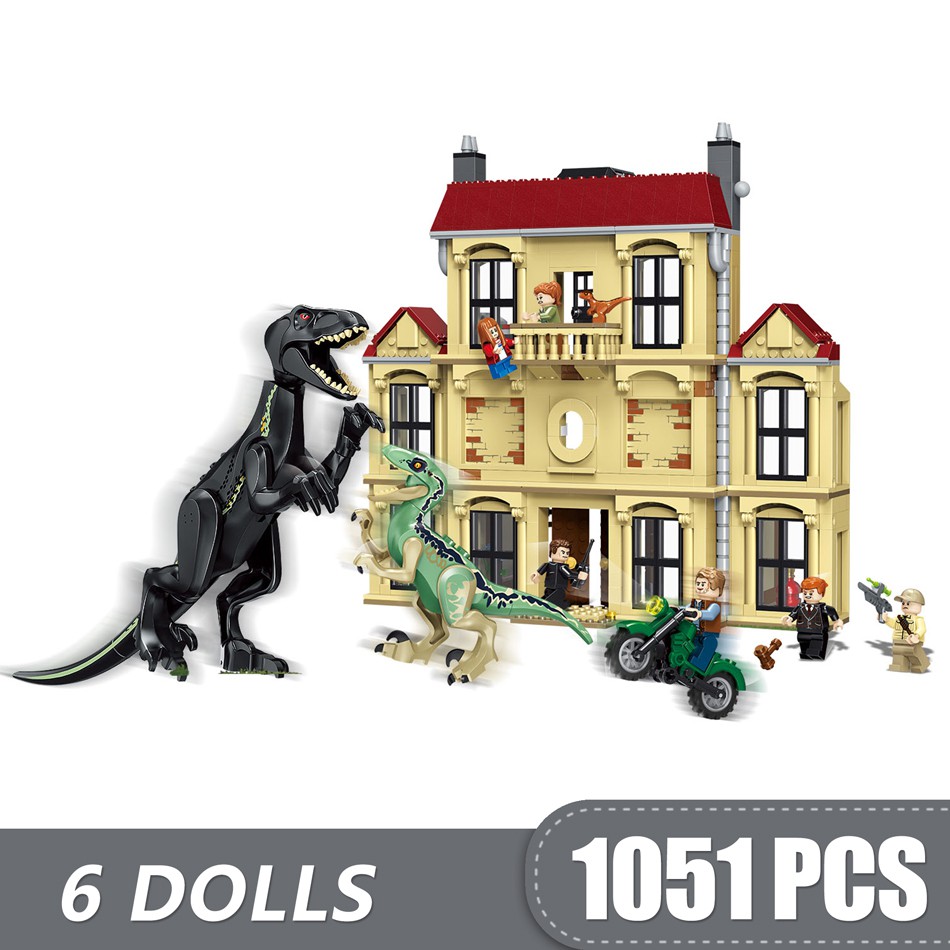 lego jurassic world house