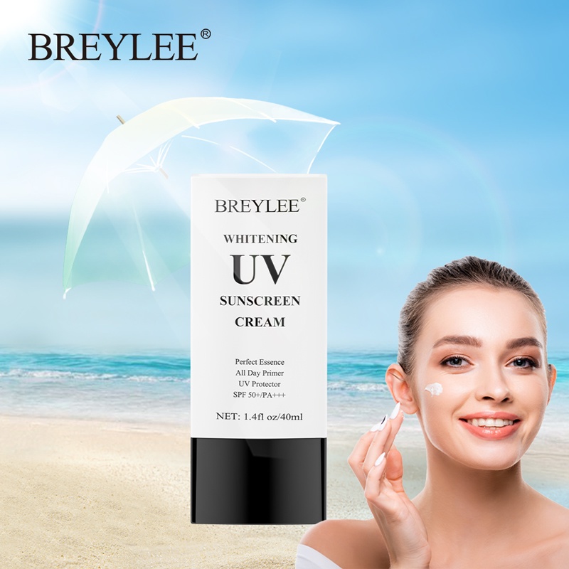 BREYLEE SPF50 UV Sunscreen Whitening Facial Cream Sunblock PA ...