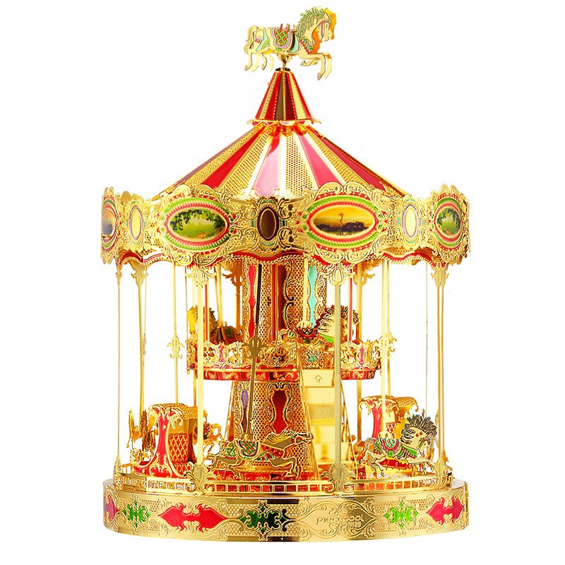 3d puzzle carousel